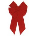 Holiday Trim Holiday Trim 7366 11 Loop Velvet Deluxe Bow - Red 126070